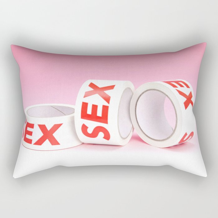 Sex Sex Sex Rectangular Pillow By Wankerandwanker Society6