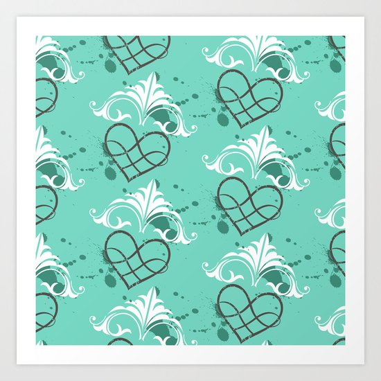 Fresh heart Art Print