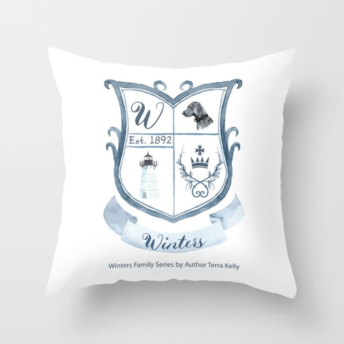 Terra Kelly's The Winters Family Series Throw Pillow