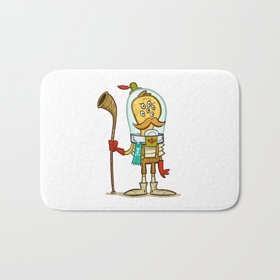 Alphorn Champion 1908 Bath Mat