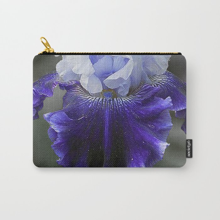 Blue Iris Carry-All Pouch