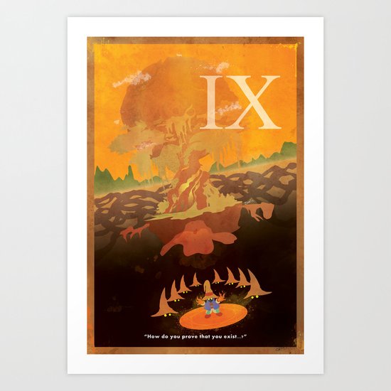 Vintage FF Poster IX Art Print