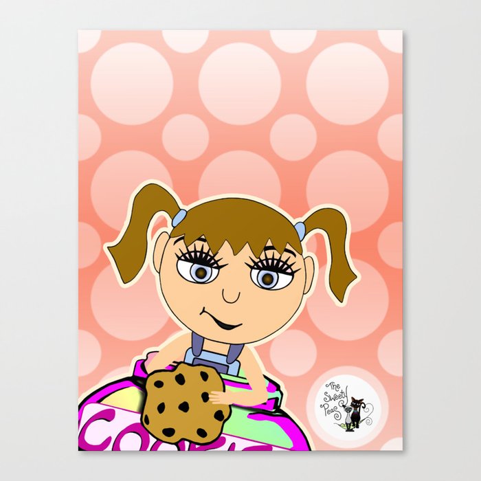 Alyssa from The Sweety Peas Canvas Print