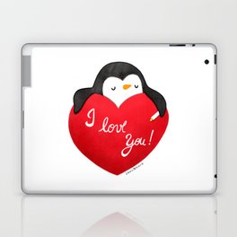 I love you Penguin Laptop Skin