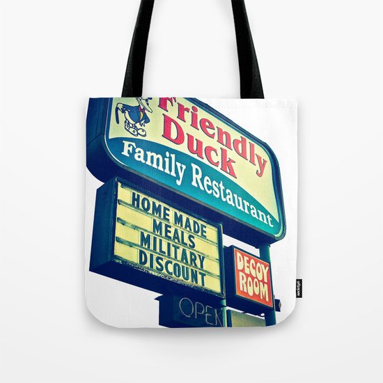 The Friendly Duck Tote Bag