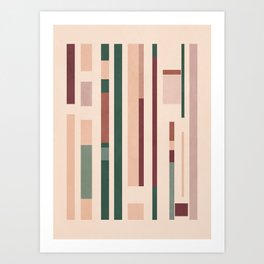 geometric abstract 128 Art Print