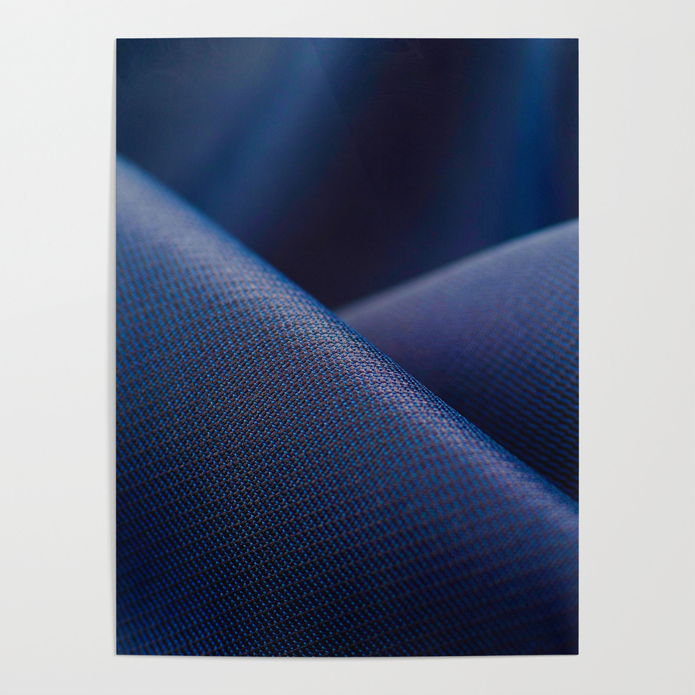 Blue Texture Poster by bshag