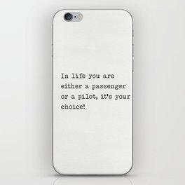 Motivation quotes 5 iPhone Skin