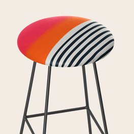Sunset Ripples Bar Stool