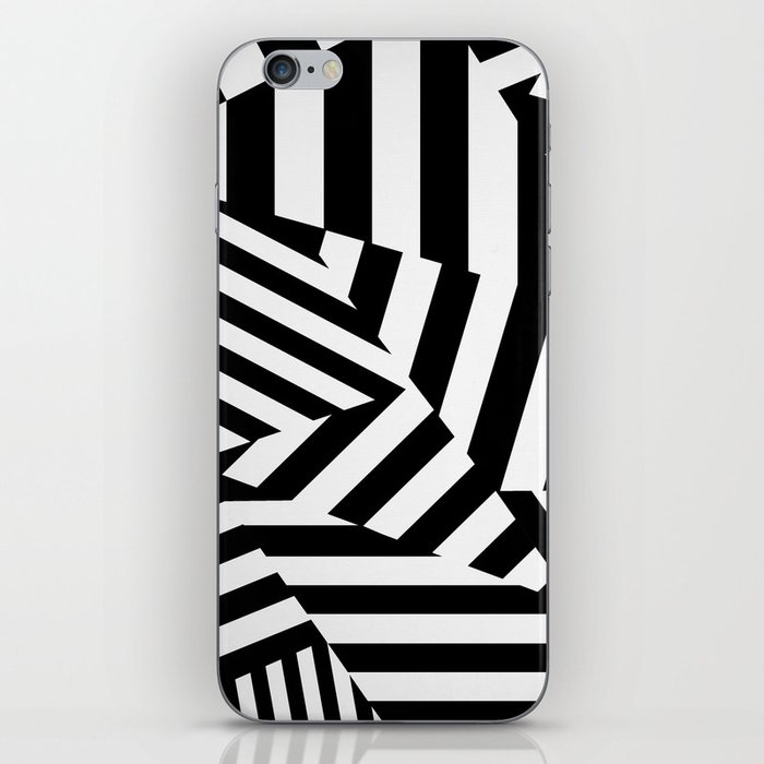 RADAR/ASDIC Black and White Graphic Dazzle Camouflage iPhone Skin