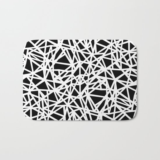 Ab Upside down Black Bath Mat