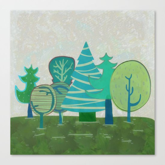 I have only a small forest Canvas Print