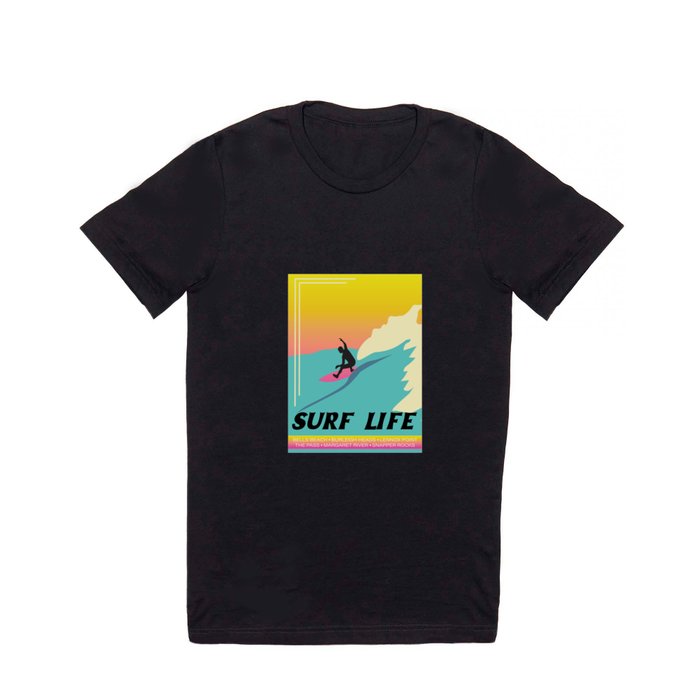 Aussie Beach Surfer T Shirt