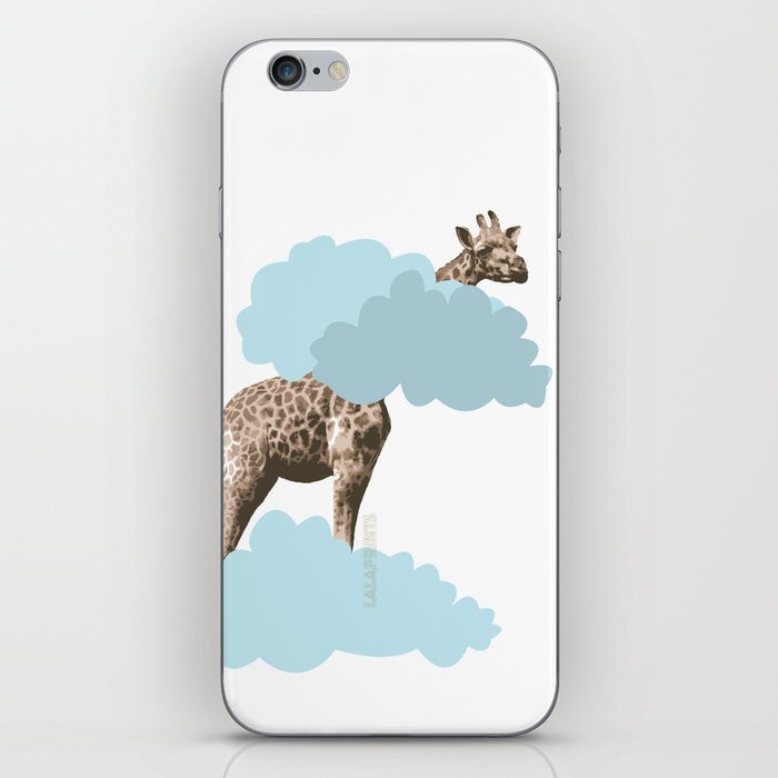 Giraff in the clouds . Joy in the clouds collection iPhone Skin