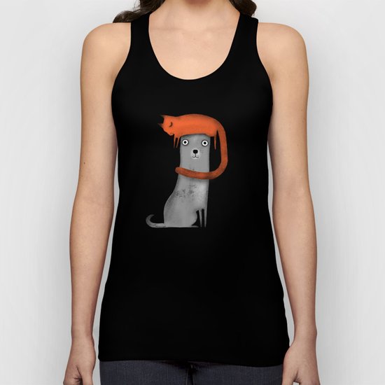 CAT LANDING Unisex Tank Top