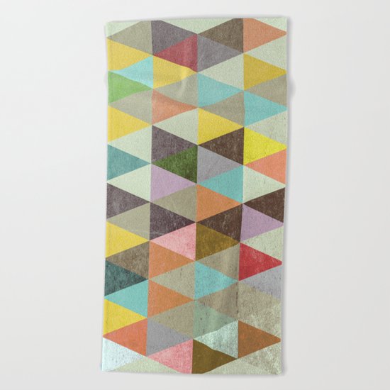 Triangles XXI Beach Towel