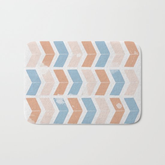 stamb chevron 2 Bath Mat