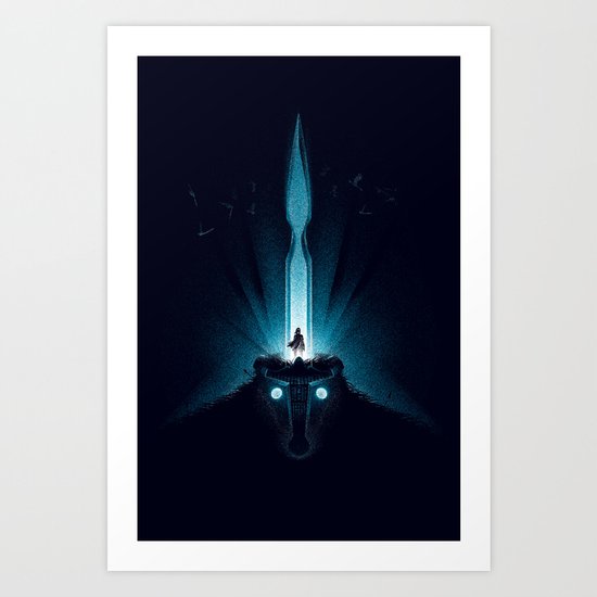 Wander and the Colossus Art Print