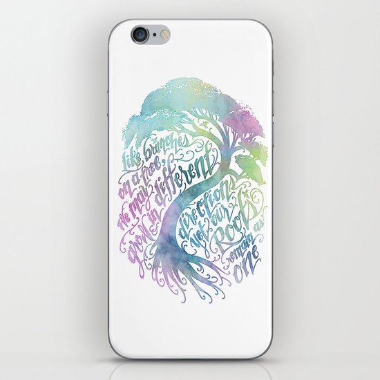 Our Roots Remain As One iPhone Skin