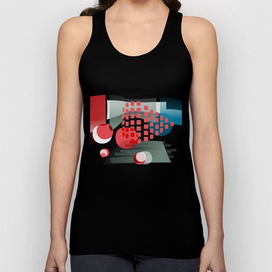 when in doubt wear red Unisex Tank Top