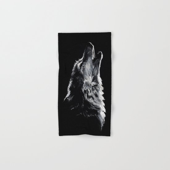 Wolf Hand & Bath Towel