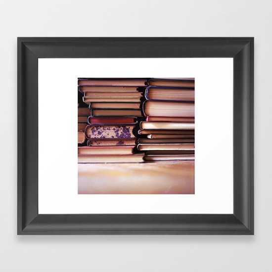 vintage pages Framed Art Print