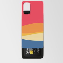 Liquid - Retro Colourful Minimalistic Art Design Pattern Android Card Case