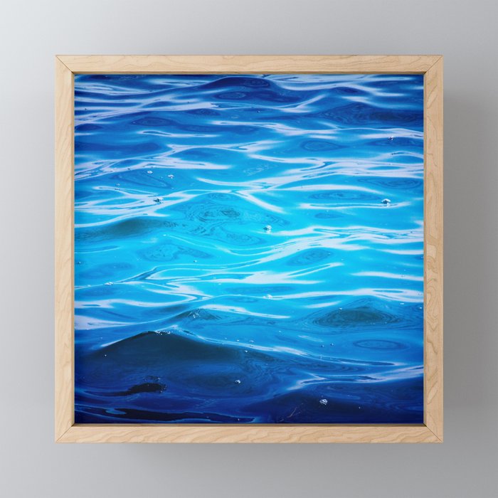 Calm Yet Restless Framed Mini Art Print