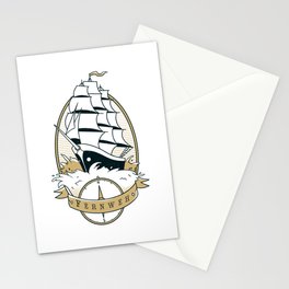 Sail Ship Quote Stationery Card