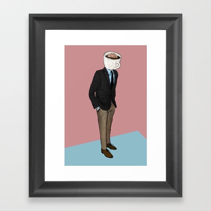 IT'S MORNING AND I THINK OF YOU Framed Art Print