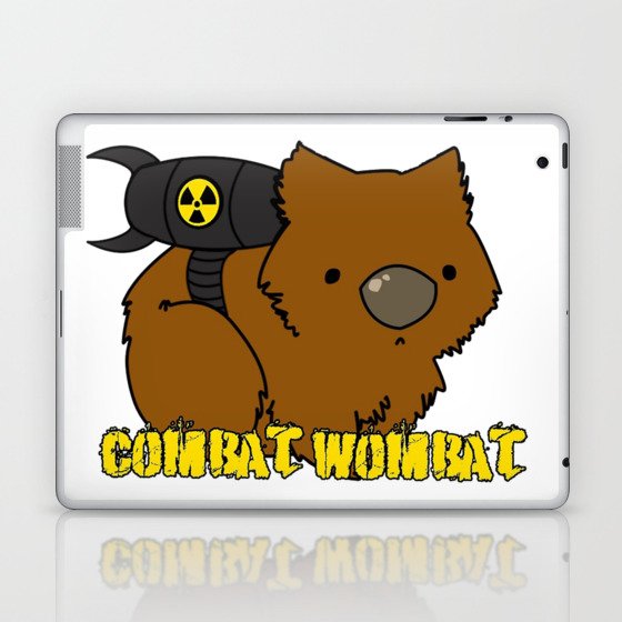 Combat Wombat Laptop & iPad Skin