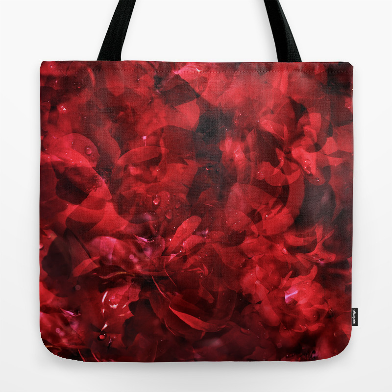 Moist Rose Petals Tote Bag