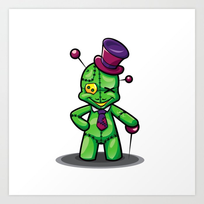 green voodoo doll