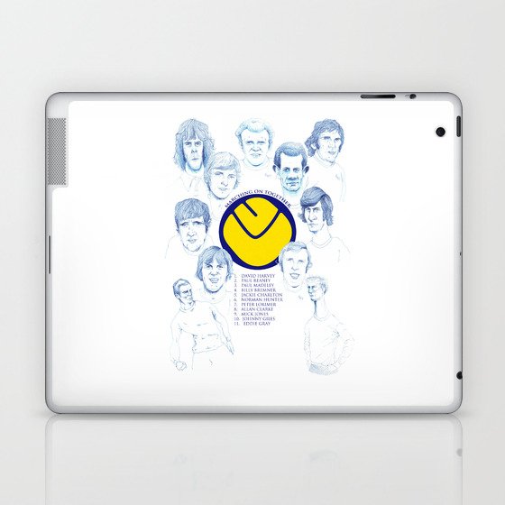 LEEDS UNITED 1972 Laptop & iPad Skin by danbartlett91 ...