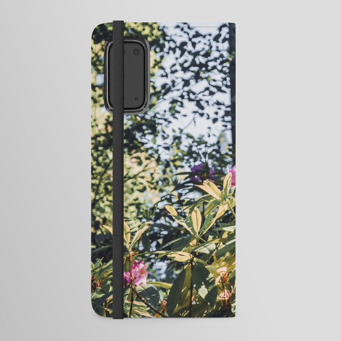 Flowers in the Forest | Travel Photography | Oregon Android Wallet Case