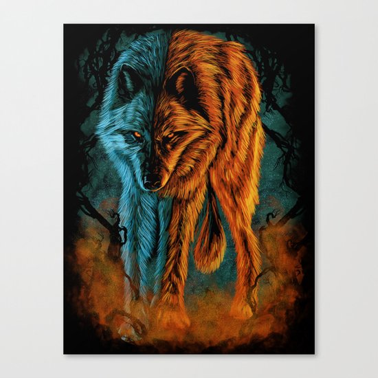 Fire And Ice Canvas Print