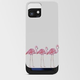 Flamingo - Pink Bird - Animal On White Background iPhone Card Case
