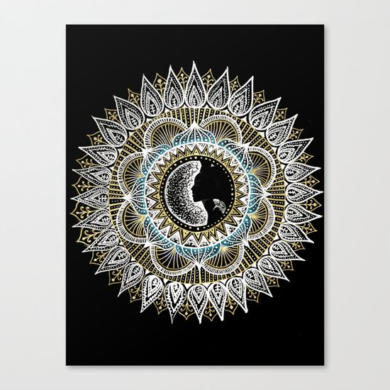 Woman Mandala Canvas Print