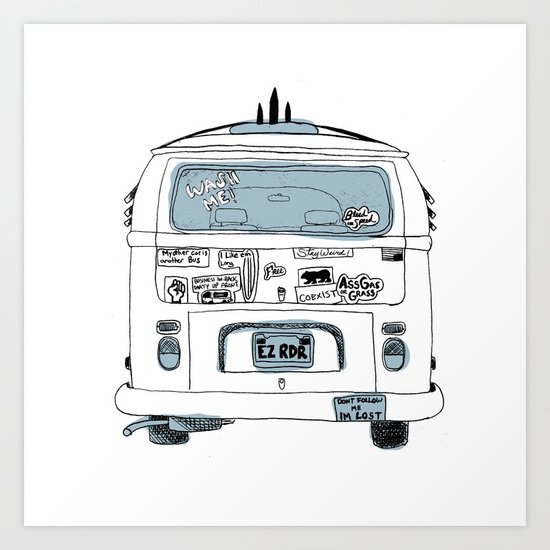BUSted Art Print