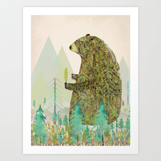 the forest keeper Art Print
