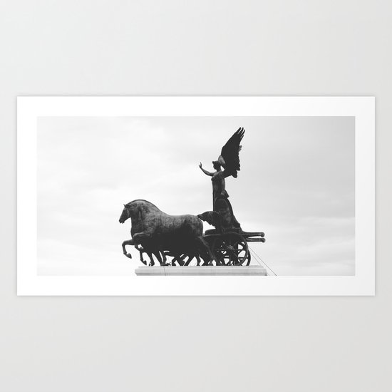 Victoria alada Art Print