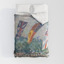 Alfred Sisley - Regatta at Molesey Comforter