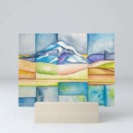 Mt Baker and Twin Sisters Mini Art Print
