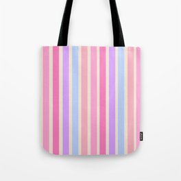Pastel Stripes Tote Bag