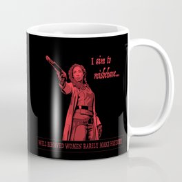 I Aim To Misbehave (Red) Mug