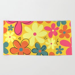 flowers Beach Towel