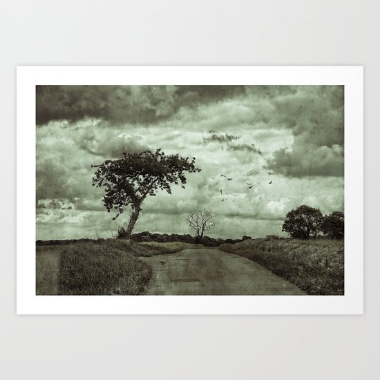 The Lonely Road Art Print