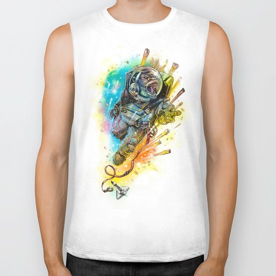 Houston we have a problem Biker Tank