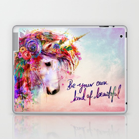 Garden of the Wild ~ Unicorn Laptop & iPad Skin