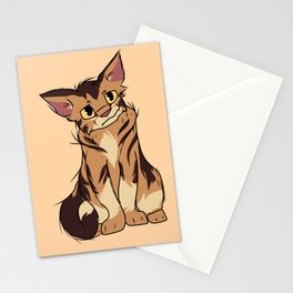 Olive the cat - Art by Hannah age 12 Stationery Card